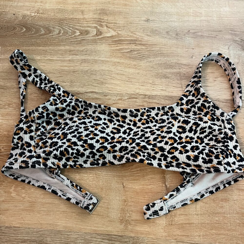 Target Cheetah Print Bikini Top S